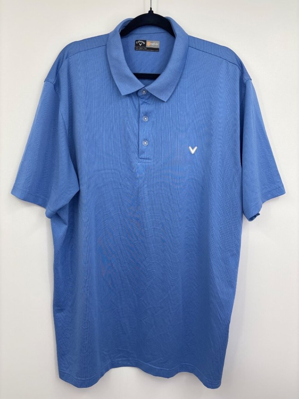 Callaway Mens Opti-Dri Polo Collar Golf Shirt Blue Size XXL